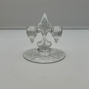 JANICE by NEW MARTINSVILLE DOUBLE LIGHT CANDLESTICK